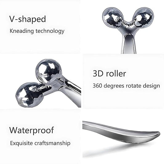 Manual 3D Massager Roller Facial Massage