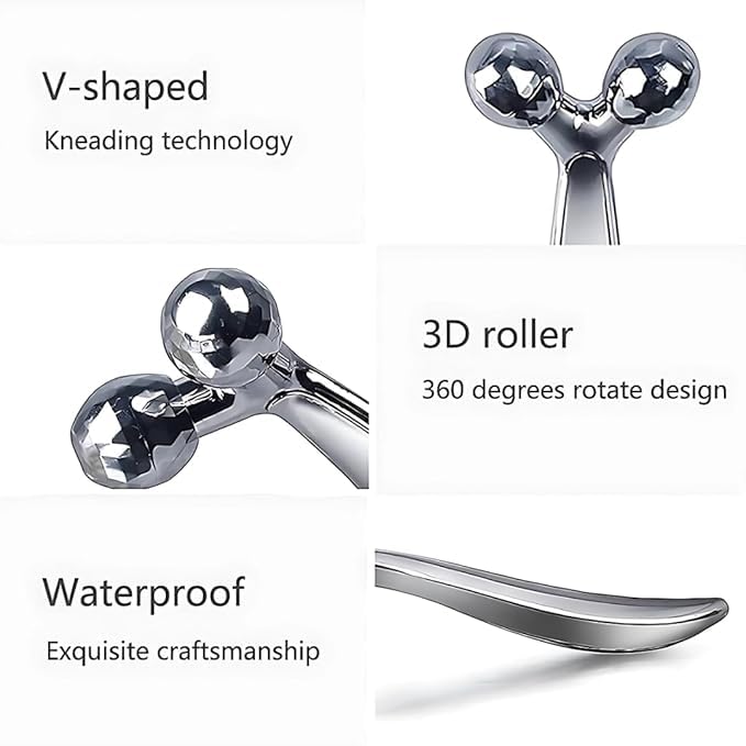 Manual 3D Massager Roller Facial Massage