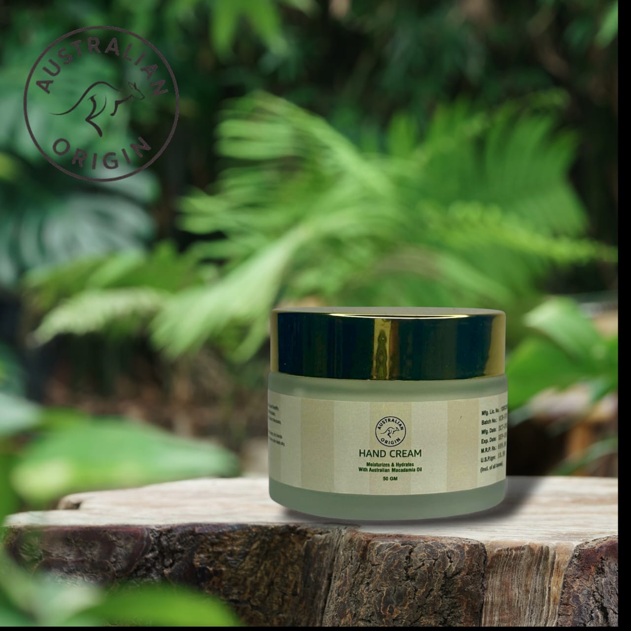 Hand Cream with Pure Macadamia Oil & Cocoa Butter