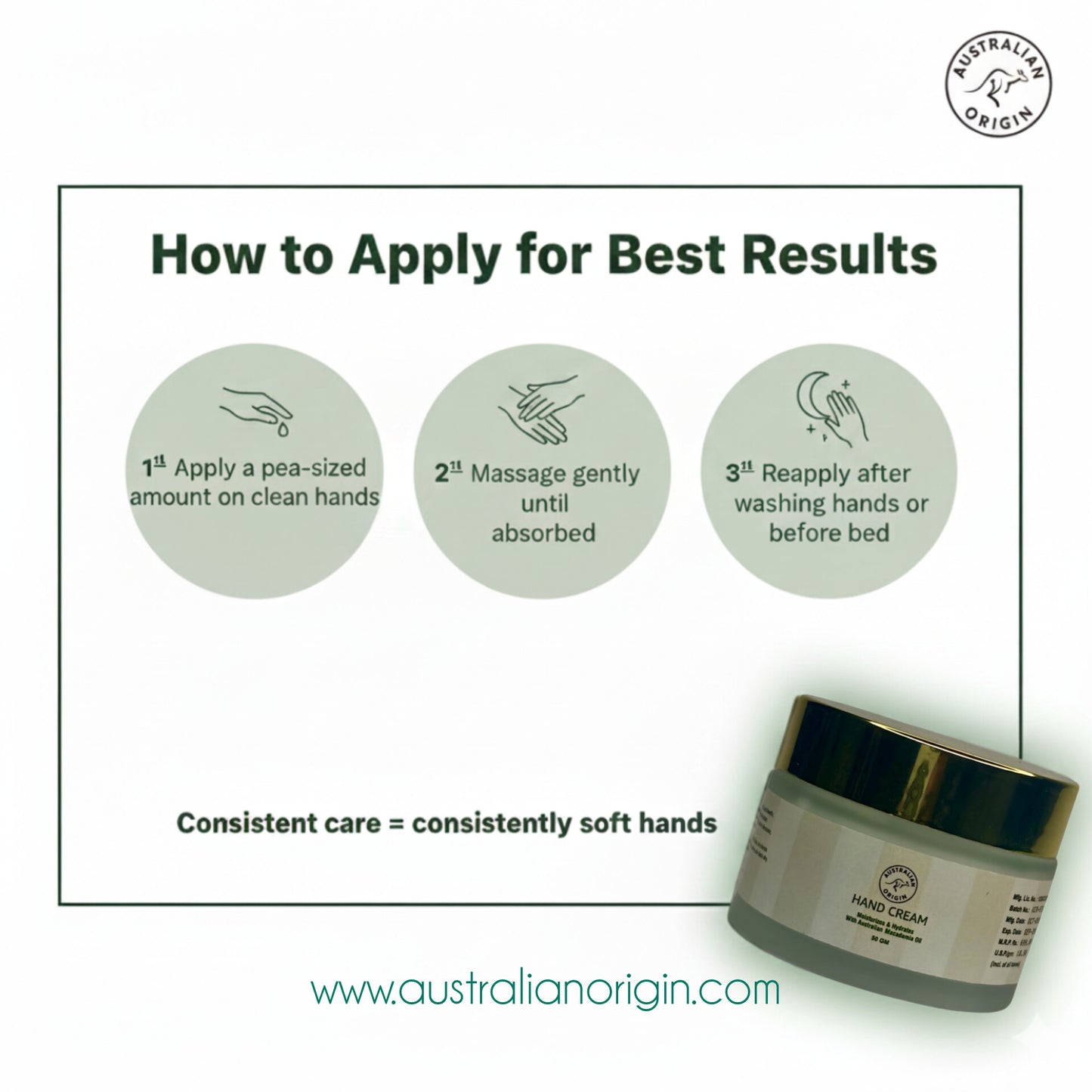 Hand Cream with Pure Macadamia Oil & Cocoa Butter